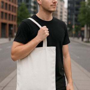 Cotton Bag Long Handles